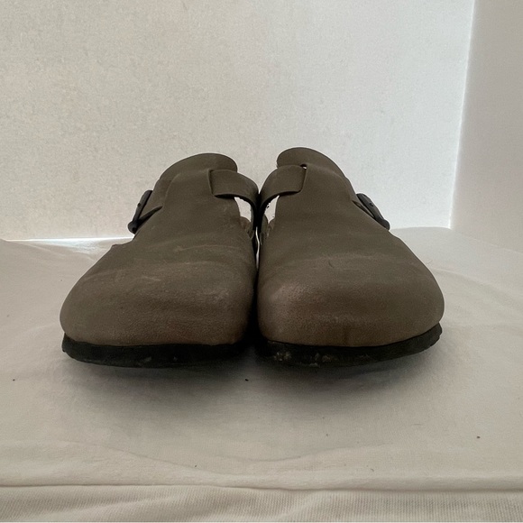 Birkenstock Betula Grey Leather Clog 41 - Picture 6 of 12